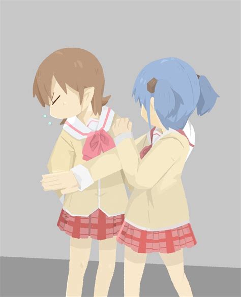 Naganohara Mio And Aioi Yuuko Nichijou Drawn By Naaga Sonomono Danbooru