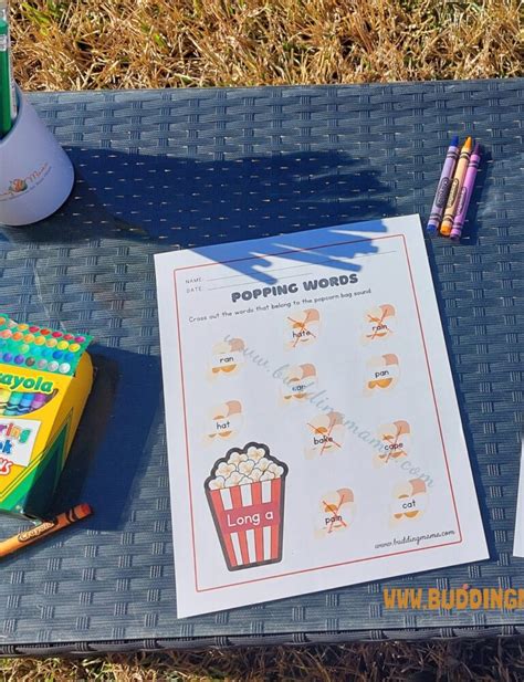 National Popcorn Day Worksheets [FREE DOWNLOAD] – Budding Mama