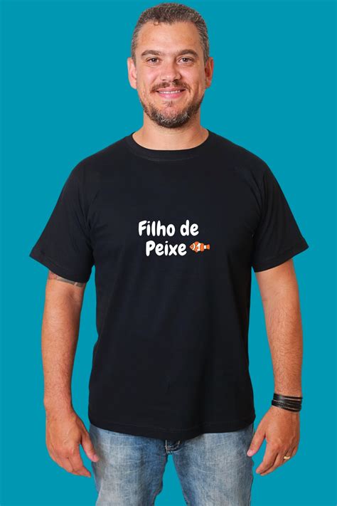 Camiseta Masculina Filho De Peixe