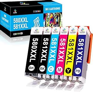 LeciRoba 580XXL 581XXL For Canon 580 581 Ink Cartridges And 580xxl