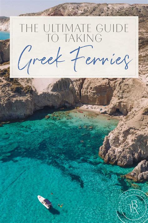 The Ultimate Guide To Taking Greek Ferries The Blonde Abroad