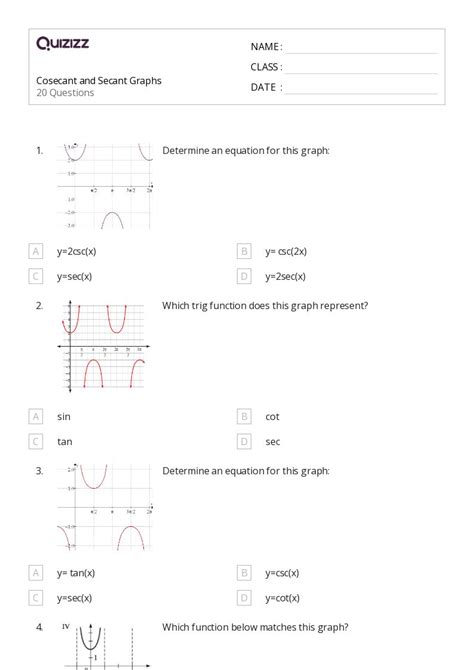 50 Graph Sine Functions Worksheets On Quizizz Free And Printable