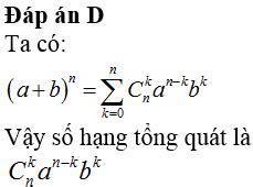 Trong Khai Triển a b n Số Hạng Tổng Quát Của Khai Triển Là Khóa Học