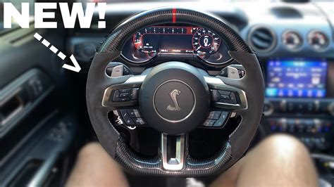 New Carbon Fiber Steering Wheel Shelby Gt Youtube