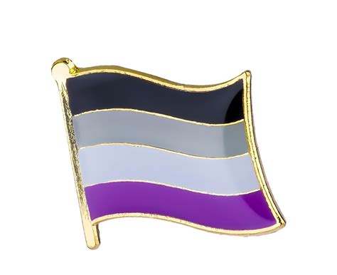 Flag Asexual Pin Proud Lgbt 🏳️‍🌈