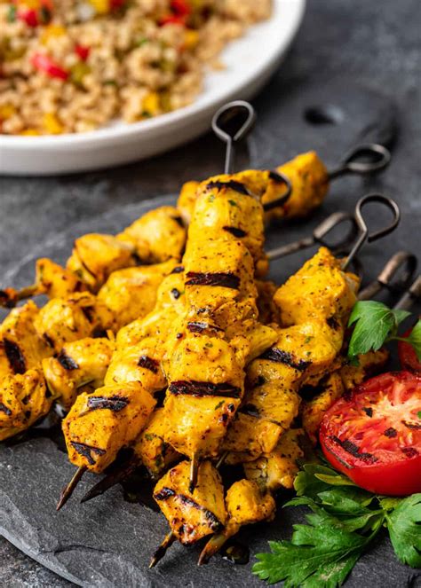 Persian Saffron Yogurt Chicken Kabob Joojeh Kabob Silk Road Recipes