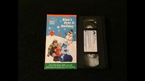 Opening To Blues Clues Blues First Holiday 2003 Vhs Youtube