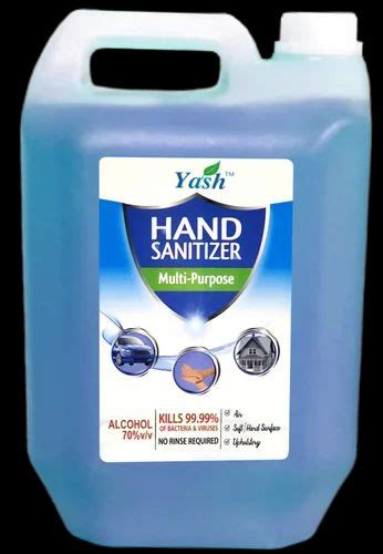 Hand Sanitizer 5 Ltr At Rs 1500 Hand Sanitizer Disinfectant In New