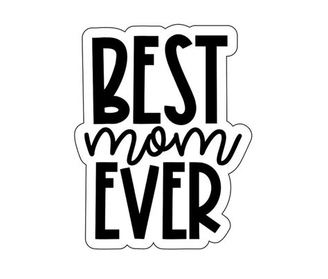 Best Mom Ever Outline Cookie Cutter Stl 3d Print File Digital Download