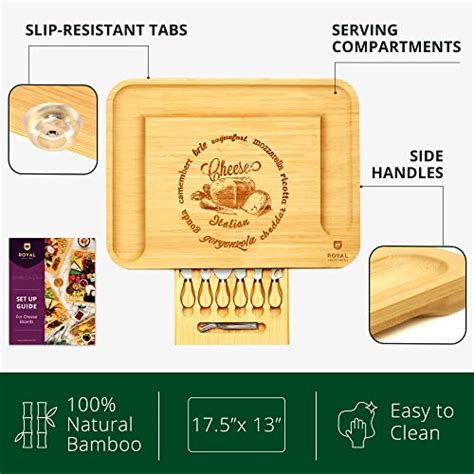 Snapklik Royal Craft Wood Extra Large Cheese Board Bamboo