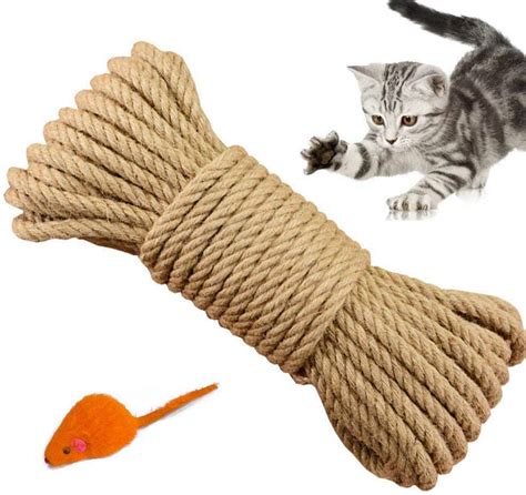 Yangbaga Cat Natural Sisal Rope For Scratching Post Tree Replacement