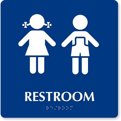 Free Printable Bathroom Signs - ClipArt Best | Restroom sign, Bathroom ...