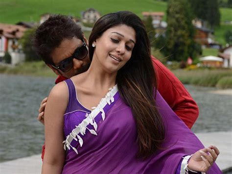 Nayanthara Hot In Saree From Telugu Movie Greeku Veerudu Indian