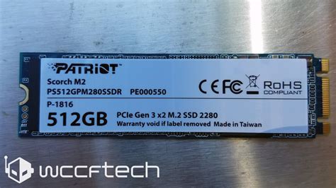 Patriot Scorch M Gb Nvme Ssd Review