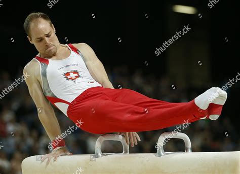 Swiss Gymnast Claudio Capelli Performs On Editorial Stock Photo Stock