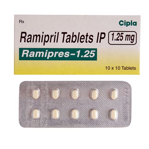 Buy Ramipres 1 25mg 10 Tablets Online At Best Prices Wellness Forever