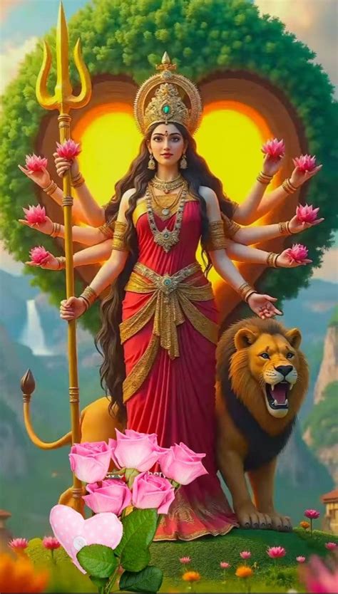 Pin By YUGAL PANDIT On Hindu Goddesses In 2024 Navratri Images Happy