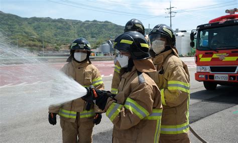 장수소방서 번암중학교 미래소방관 진로체험 운영