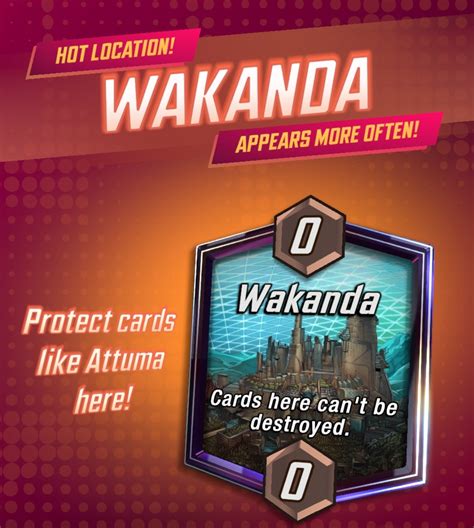 MARVEL SNAP's Featured Location This Week is Wakanda - Decks to Play ...