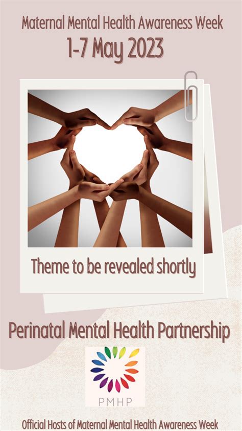 Maternal Mental Health Awareness Week 1 7 May 2023 Perinatal Mental