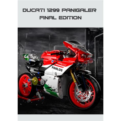 Mô Hình Lắp Ghép Xe MoTo Ducati 1299 Panigaler Final Edition Tỉ Lệ 1