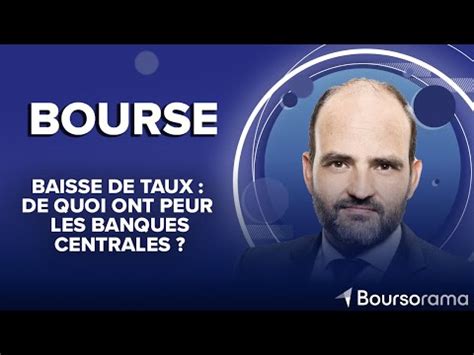 Baisse De Taux De Quoi Ont Peur Les Banques Centrales YouTube