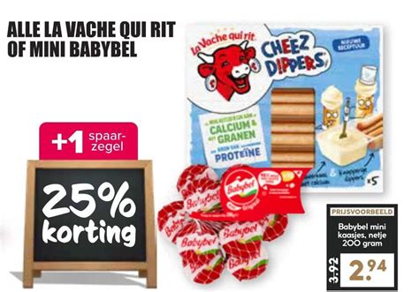 Alle La Vache Qui Rit Of Mini Babybel Aanbieding Bij Mcd Supermarkt