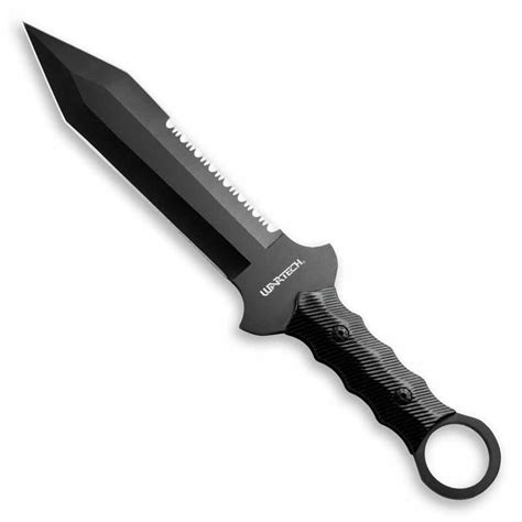 Dark Centurion Dagger - Double Sided Blades - Black Dagger Knives ...