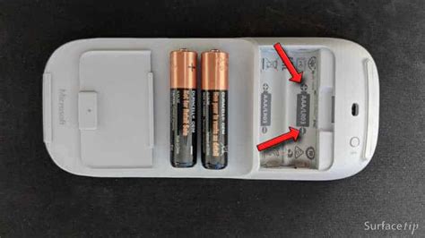 How to replace Surface Arc Mouse Batteries - SurfaceTip