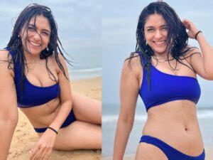 Pic Talk Homely Lady Mrunal Thakur Slips Into Bikini