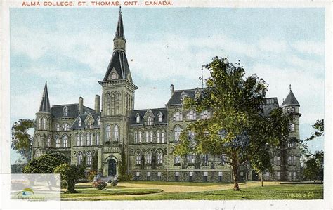 Alma College St Thomas Circa 1910s Title Alma College Flickr