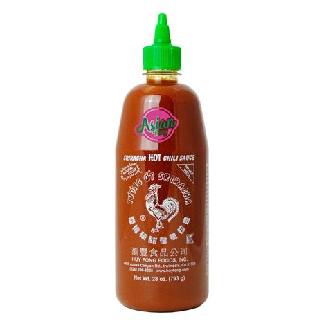 Huy Fong Sriracha Hot Chilli Sauce 793g Asian Pantry Asian Grocery