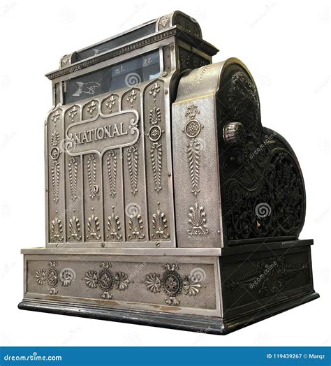 Old Fashioned Cash Register Editorial Photography - Image of facade