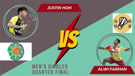 Justin Hoh Vs Alwi Farhan Guwahati Masters 2023 Badminton Men S