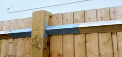 Arris Rail Brackets Bolt On Close Board Feather Edge Boards Fencing