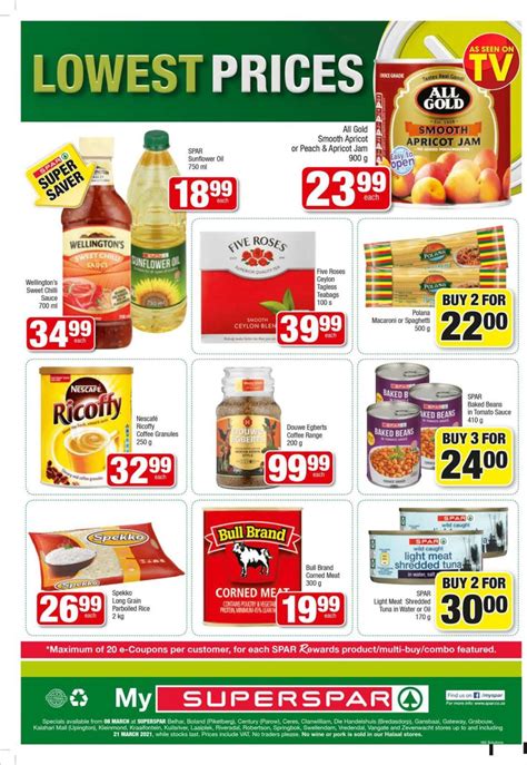 Spar Current Catalogue