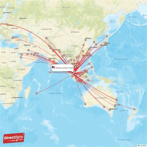 Direct Flights From Kuala Lumpur 136 Destinations KUL Malaysia