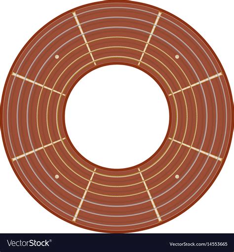 Round Guitar Fretboard Royalty Free Vector Image