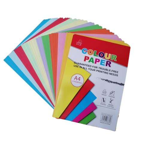 100 Sheets A4 Colored Paper Shopee Philippines