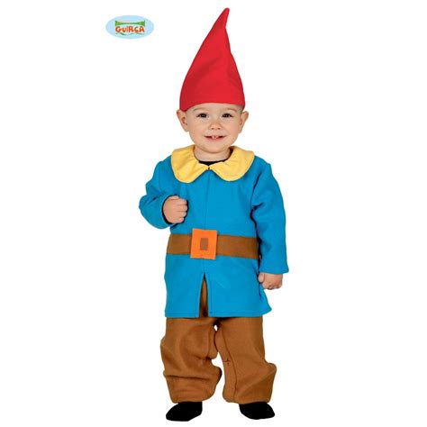 Costume Nano Neonato Mesi Gnomo Elfo Folletto Carnevale Vestiti