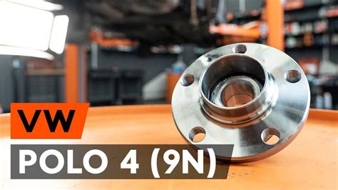 How To Change Rear Wheel Bearing Rear Hub Bearing On VW POLO 4 9N