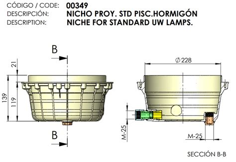 Niche Abs For Concrete Pools Mm Winwinpoolshop