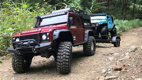 Traxxas Trx4 Defender Trx4 Rubicon Jk Transportation And Rock Trail