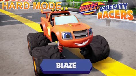 Blaze And The Monster Machines Axle City Racers Blaze Gameplay Hard