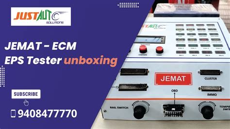 Unboxing The Jemat Best Eps Tester Best Ecm Tester Best Injector