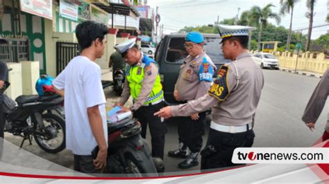 Operasi Zebra Toba Hari Ke Polres Binjai Keluarkan Surat Tilang