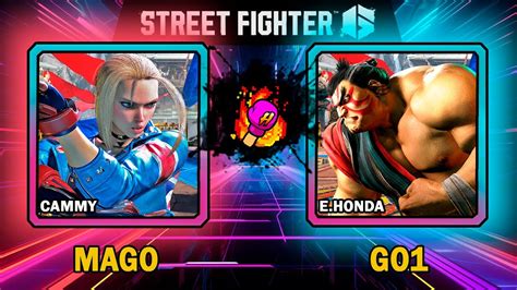 Street Fighter Mago Cammy Vs Go E Honda Sf Youtube