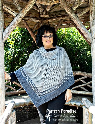 Ravelry Fatima Poncho Pattern By Maria Bittner