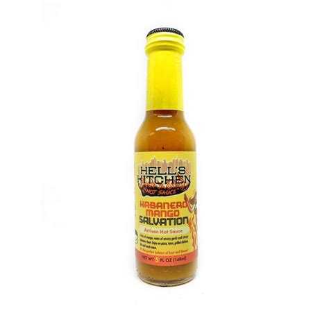 Hells Kitchen Habanero Mango Salvation Hot Sauce Chilly Chiles