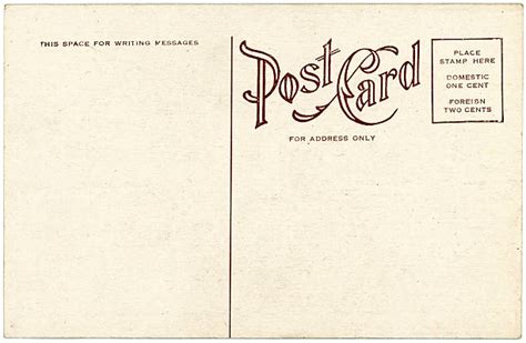 Vintage Postcard Back Stock Photos, Pictures & Royalty-Free Images - iStock